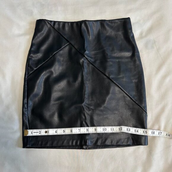 Dynamite Faux Leather Bodycon Short Skirt | XS - Picture 7 of 7
